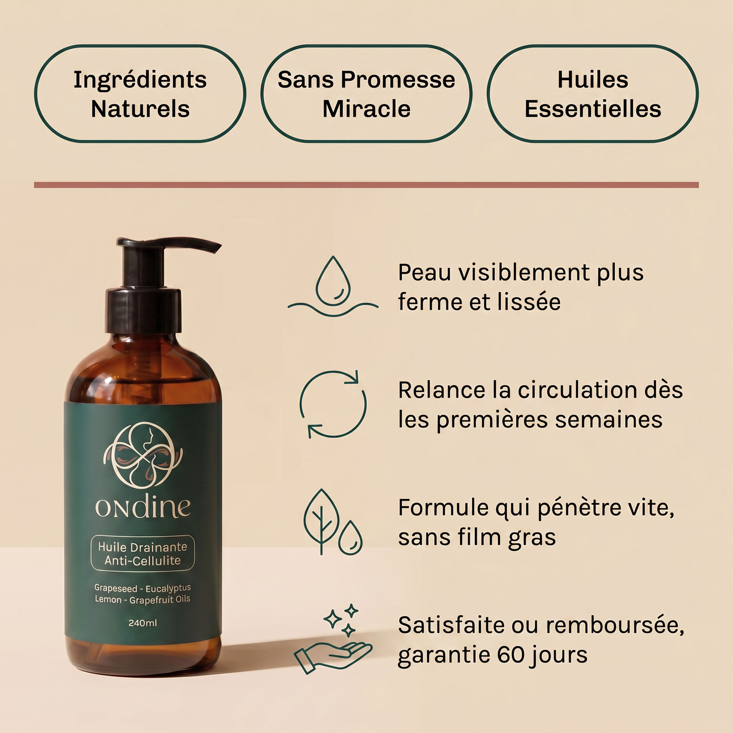Ondine Anti-Cellulite Massage Oil