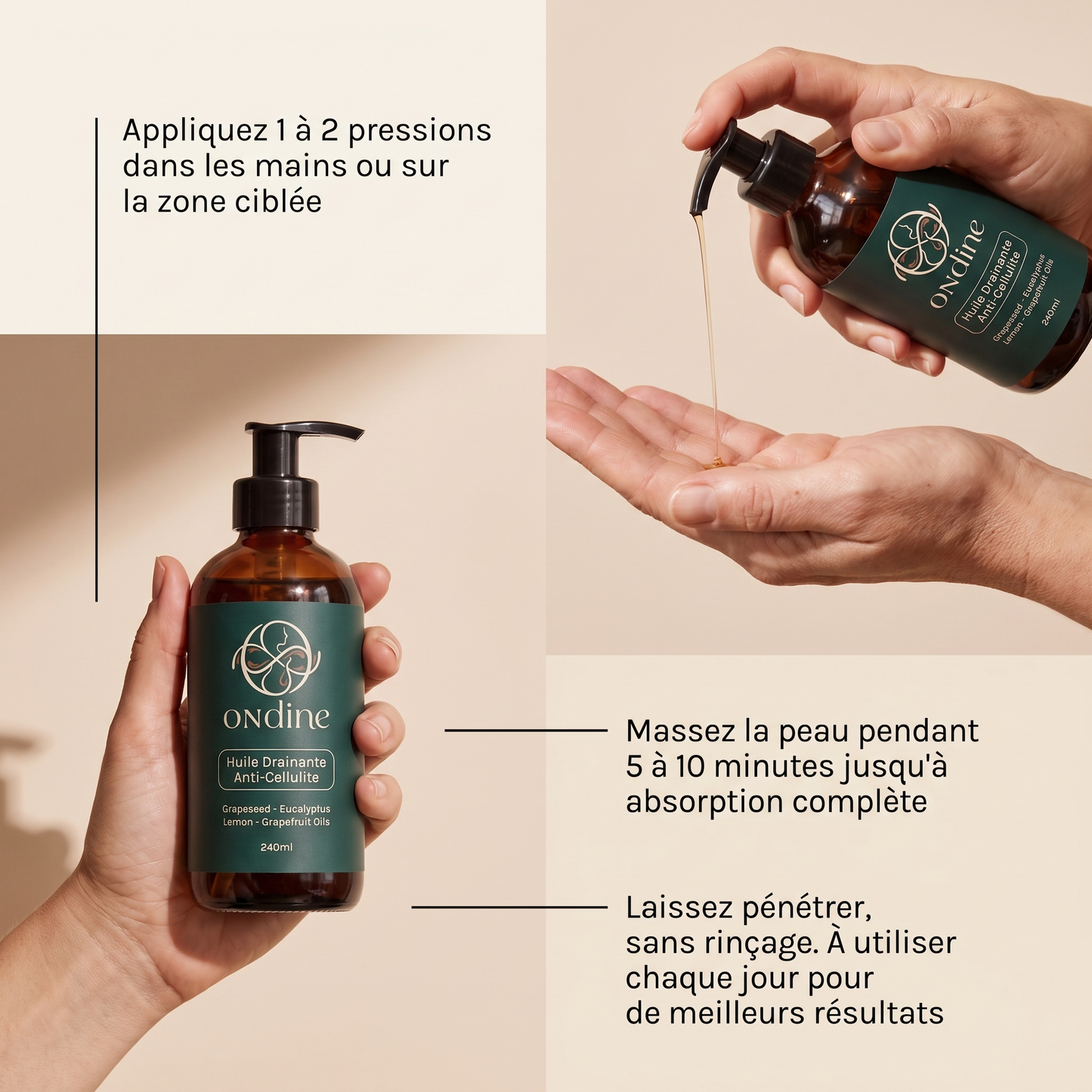 Ondine Anti-Cellulite Massage Oil